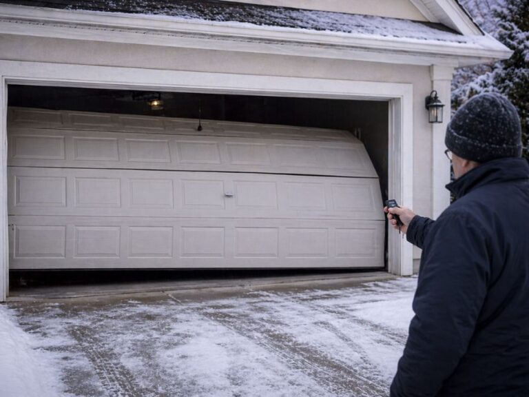 Why Does My Garage Door Open a Little and Then Stop in Cold Spring, MN?